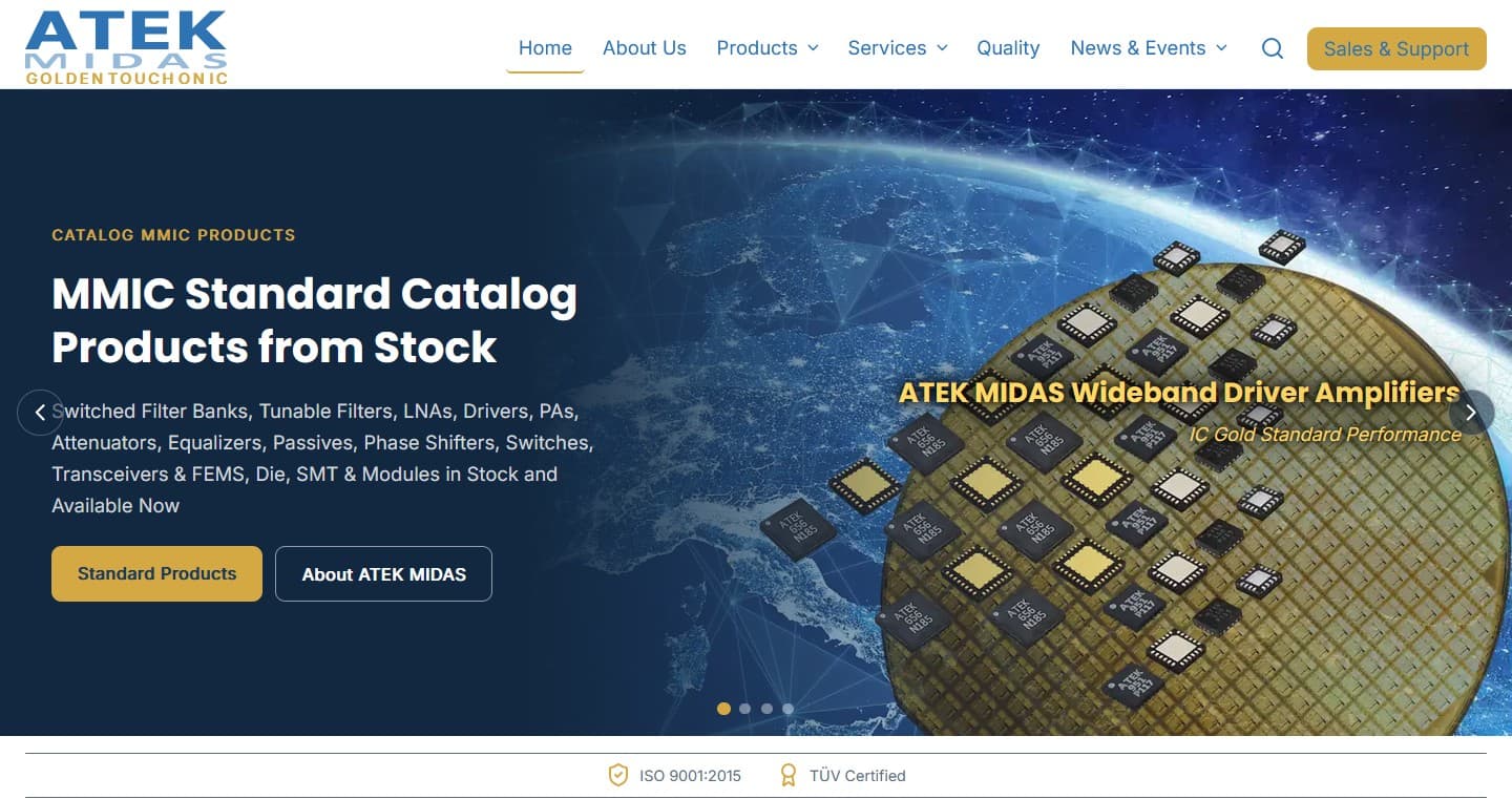 ATEK MIDAS Unveils Newly Redesigned Website Engineered to Accelerate RF & Microwave Design Workflows